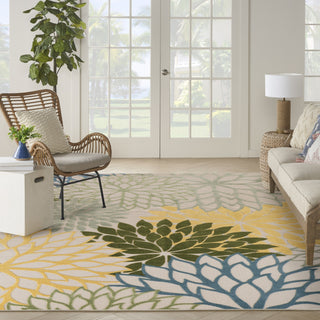 Nourison Aloha ALH05 Green Multicolor Area Rug 