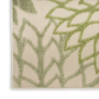 Nourison Aloha ALH05 Ivory Green Area Rug 