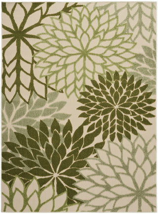 Nourison Aloha ALH05 Ivory Green Area Rug 