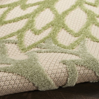 Nourison Aloha ALH05 Ivory Green Area Rug 