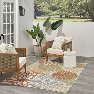 Nourison Aloha ALH05 Ivory Multicolor Area Rug 