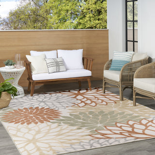 Nourison Aloha ALH05 Ivory Multicolor Area Rug 