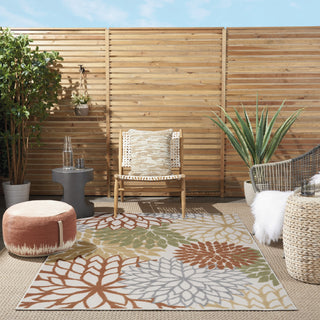 Nourison Aloha ALH05 Ivory Multicolor Area Rug 