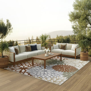 Nourison Aloha ALH05 Ivory Multicolor Area Rug 