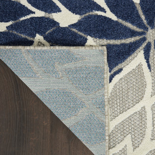 Nourison Aloha ALH05 Ivory/Navy Area Rug 