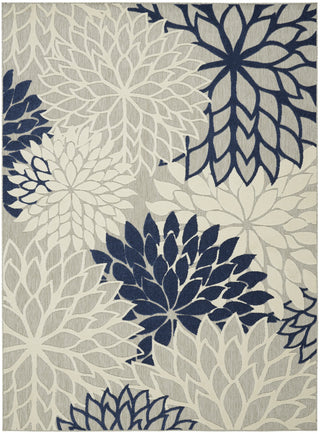 Nourison Aloha ALH05 Ivory/Navy Area Rug 