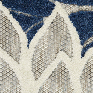 Nourison Aloha ALH05 Ivory/Navy Area Rug 
