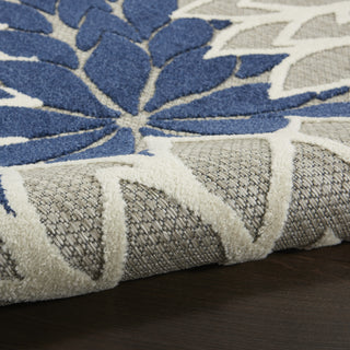 Nourison Aloha ALH05 Ivory/Navy Area Rug 