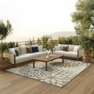 Aloha ALH05 Natural Area Rug by Nourison 