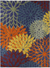 Nourison Aloha ALH05 Navy Multicolor Area Rug 