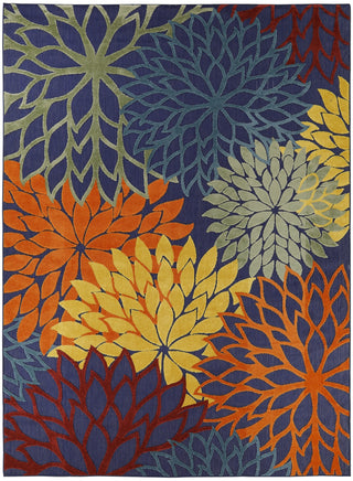 Nourison Aloha ALH05 Navy Multicolor Area Rug 