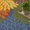Nourison Aloha ALH05 Navy Multicolor Area Rug 