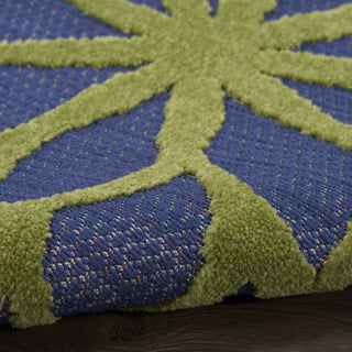 Nourison Aloha ALH05 Navy Multicolor Area Rug 