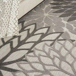 Nourison Aloha ALH05 Silver Grey Area Rug 
