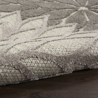 Nourison Aloha ALH05 Silver Grey Area Rug 