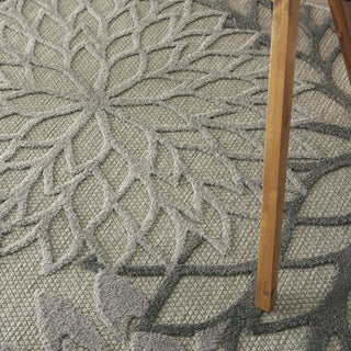 Nourison Aloha ALH05 Silver Grey Area Rug 
