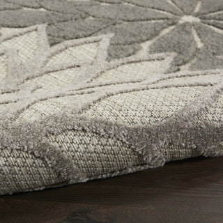 Nourison Aloha ALH05 Silver Grey Area Rug 