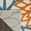 Nourison Aloha ALH05 Turquoise Multicolor Area Rug 