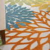 Nourison Aloha ALH05 Turquoise Multicolor Area Rug 