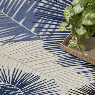 Nourison Aloha ALH10 Navy Area Rug by Home Corner Image