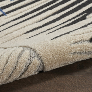 Nourison Aloha ALH10 Navy Area Rug by Home Corner Image