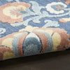Nourison Aloha ALH17 Blue Rose Area Rug Detail Image