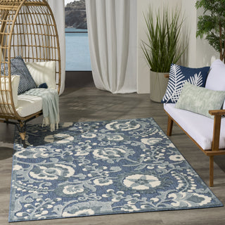 Nourison Aloha ALH17 Blue Area Rug Room Scene 2