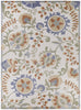 Nourison Aloha ALH17 Ivory Blue Area Rug Main Image