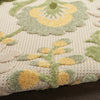 Nourison Aloha ALH17 Ivory Green Area Rug Corner Image