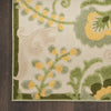 Nourison Aloha ALH17 Ivory Green Area Rug Detail Image