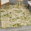 Nourison Aloha ALH17 Ivory Green Area Rug Room Image Feature