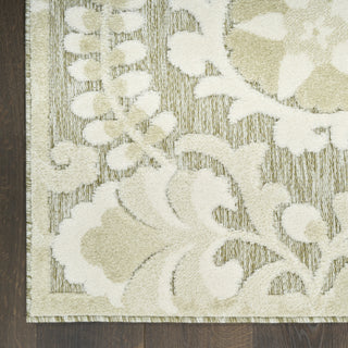 Nourison Aloha ALH17 Ivory Sage Area Rug Detail Image