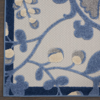 Nourison Aloha ALH17 Blue/Grey Area Rug 
