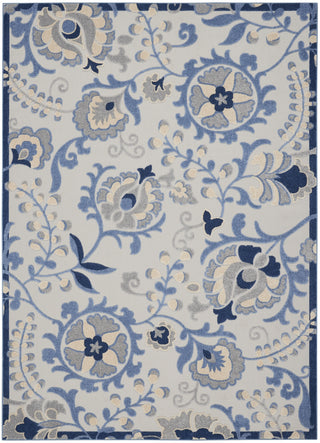Nourison Aloha ALH17 Blue/Grey Area Rug 