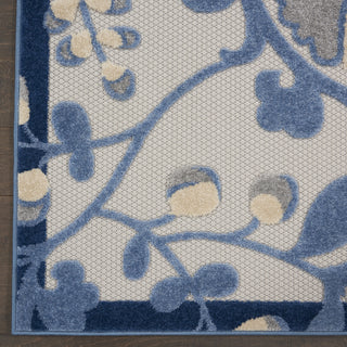 Nourison Aloha ALH17 Blue/Grey Area Rug 