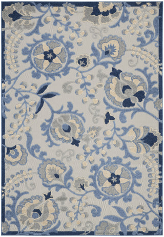 Nourison Aloha ALH17 Blue/Grey Area Rug 