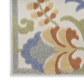 Nourison Aloha ALH17 Ivory Blue Area Rug 