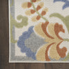 Nourison Aloha ALH17 Ivory Blue Area Rug 