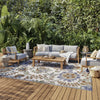 Nourison Aloha ALH17 Ivory Blue Area Rug 