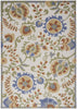 Nourison Aloha ALH17 Ivory Blue Area Rug 