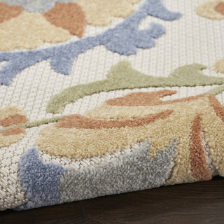 Nourison Aloha ALH17 Ivory Blue Area Rug 