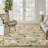 Nourison Aloha ALH17 Ivory Green Area Rug 