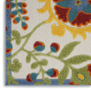 Nourison Aloha ALH17 Ivory/Multi Area Rug 