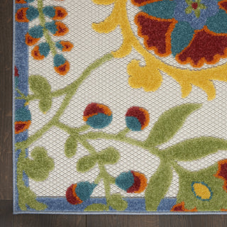 Nourison Aloha ALH17 Ivory/Multi Area Rug 