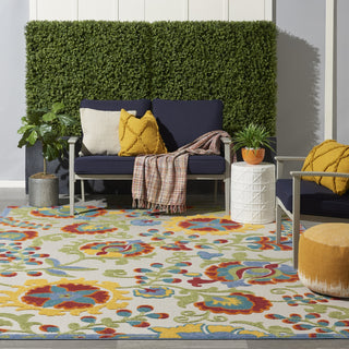 Nourison Aloha ALH17 Ivory/Multi Area Rug 