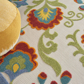 Nourison Aloha ALH17 Ivory/Multi Area Rug 