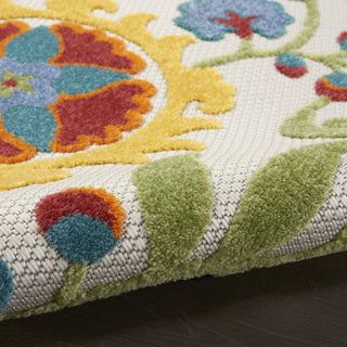 Nourison Aloha ALH17 Ivory/Multi Area Rug 