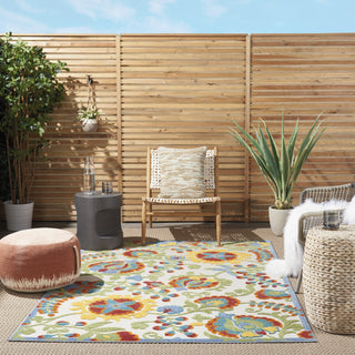 Nourison Aloha ALH17 Ivory/Multi Area Rug 