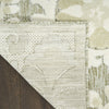 Nourison Aloha ALH17 Ivory Sage Area Rug Corner Image