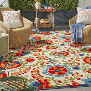 Nourison Aloha ALH17 Multicolor Area Rug 